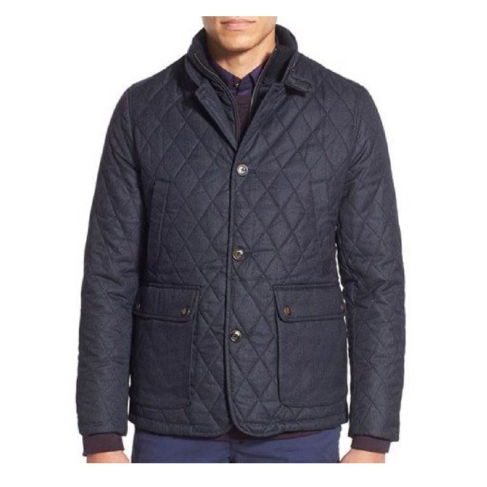 Black Brown 1826 Blue Lightweight Quilted Jacket